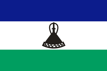 Лесото флаг