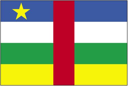 Центрально-Африканская Республика флаг